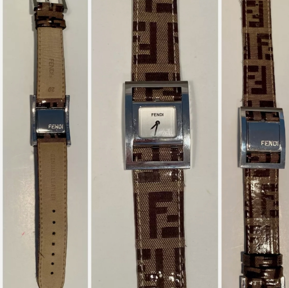 FENDI flip FACE Patent Watch Unique and rare. Please read below 👇⬇️⬇️⬇️